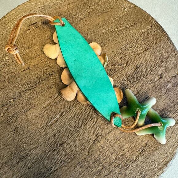 Genuine Leather Flower Bag Charm Crossbody Purse Bag NEW - Picture 7 of 7